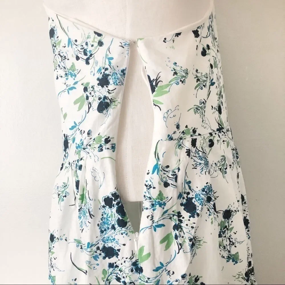 Free People All Mine White floral mini dress